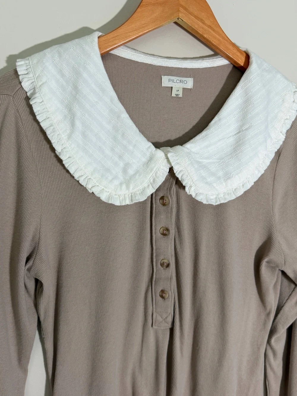 Anthropologie Pilcro Keira Long-Sleeve Blouse